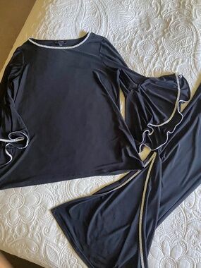 Black Evening Pantsuit